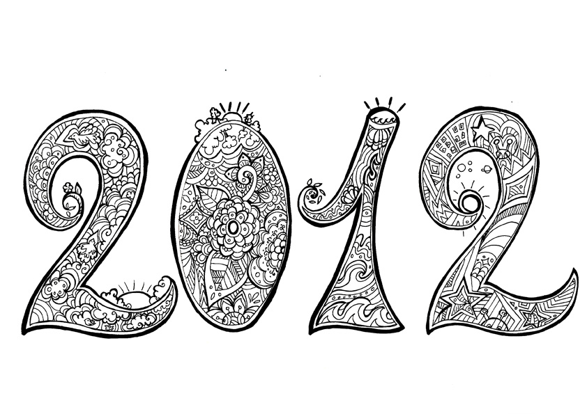 neues Jahr - doodles
