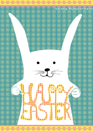 happy easter card