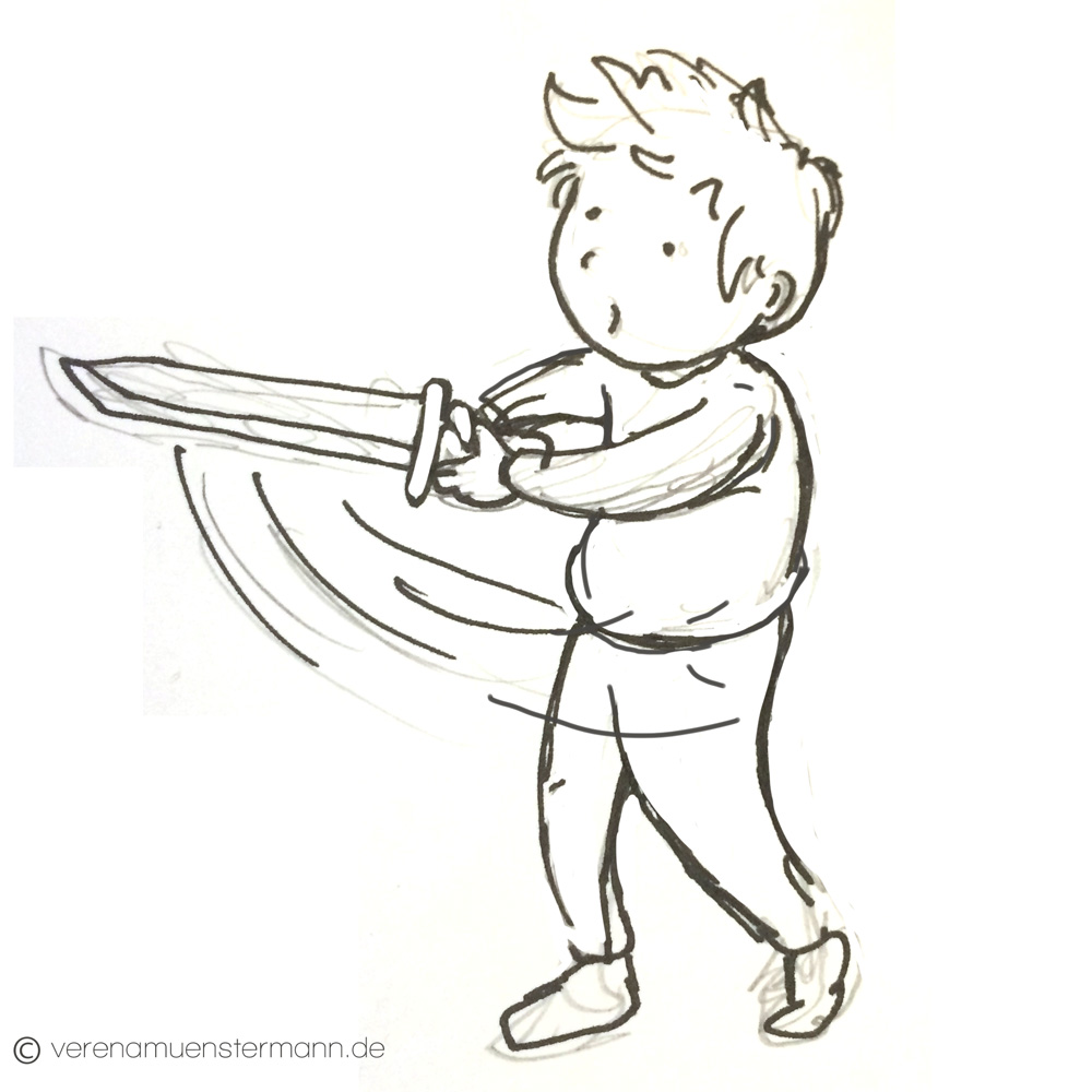 sword inktober