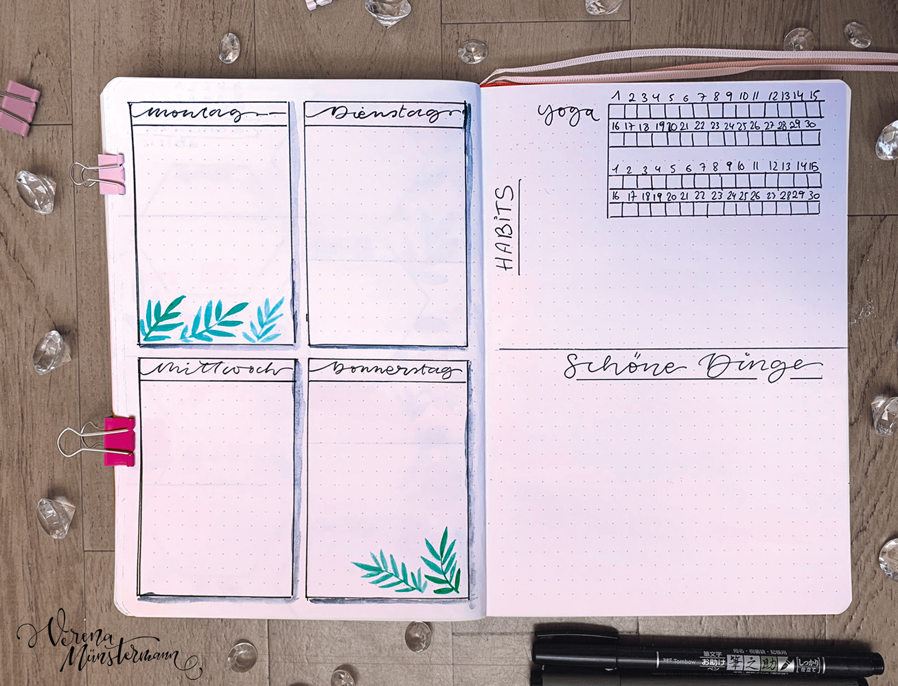 verenamuenstermann - Bullet Journal - Tracker