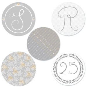 designs for a silver wedding submitted on minted