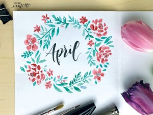 Bullet Journal Setup - April - moreconfetti.de