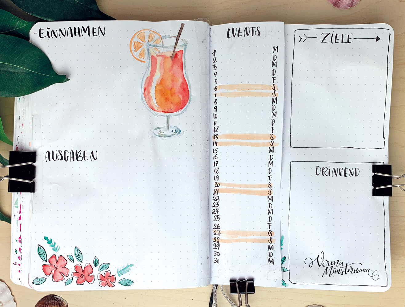 Bullet Journal – Juli