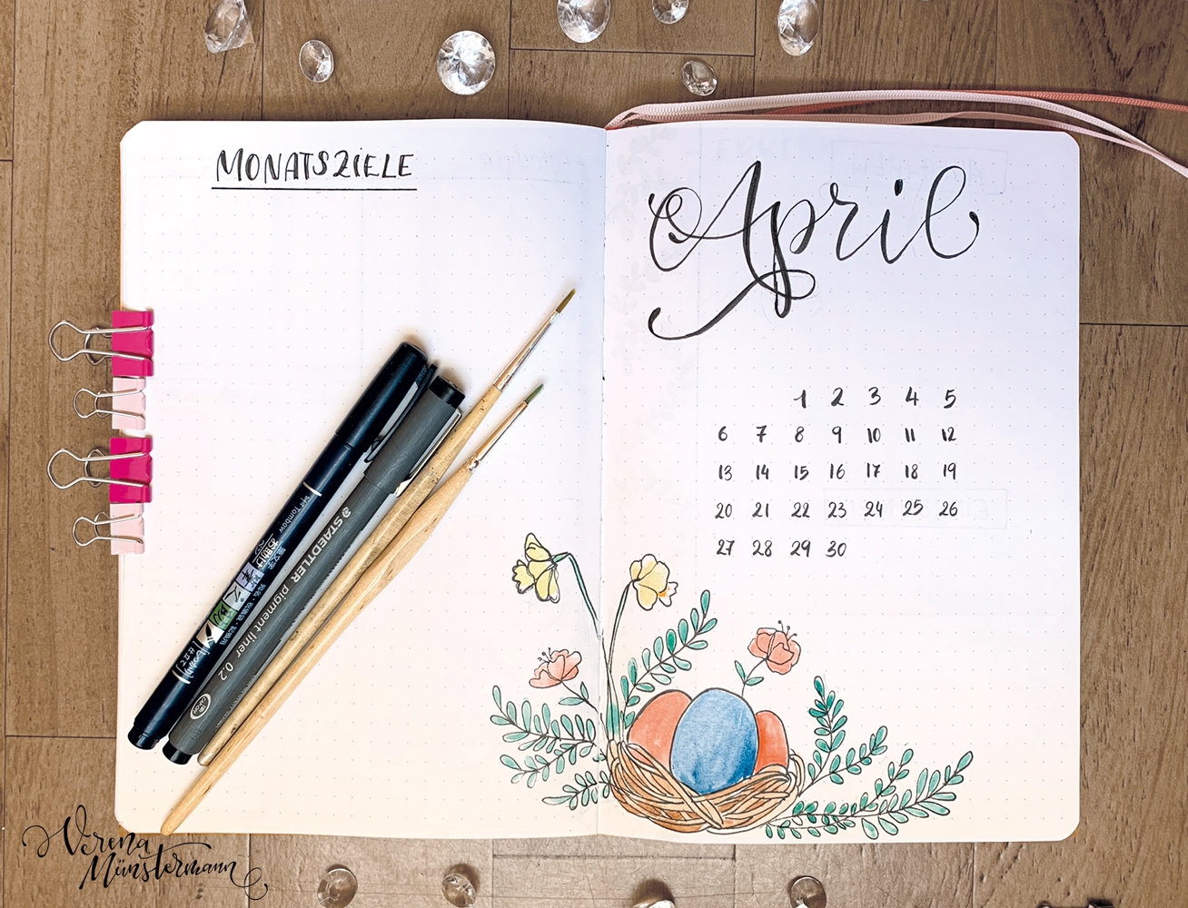 Bullet Journal Setup – April 2020