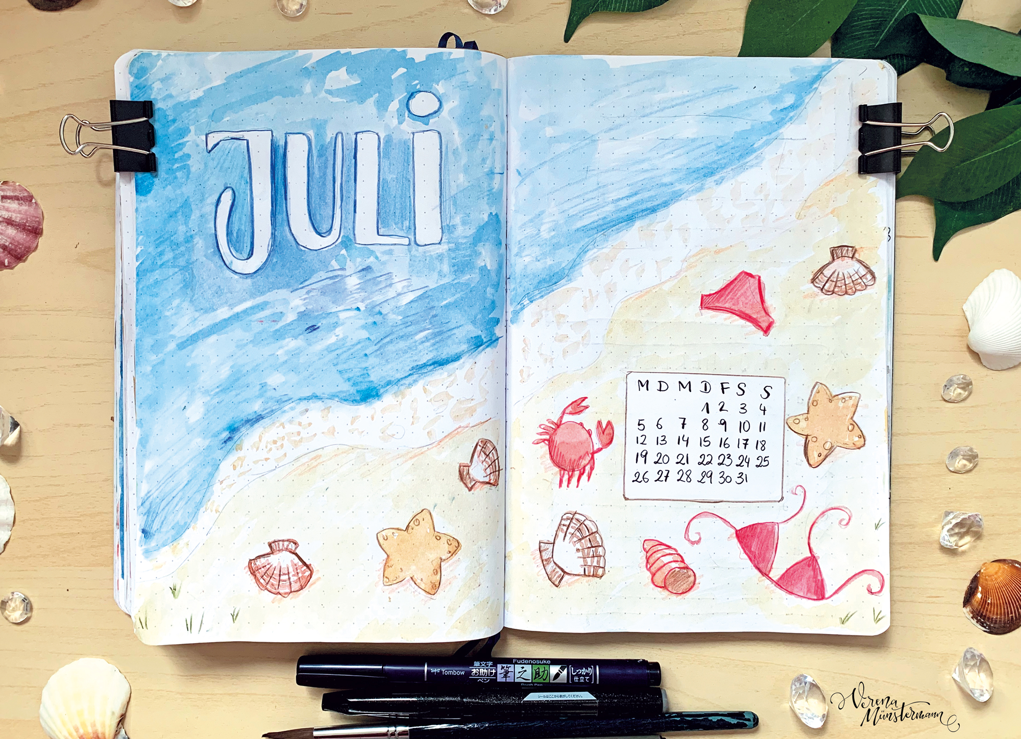 Bullet Journal – Juli 2021